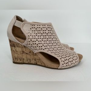 Life Stride Vegan Suede Cut Out Booties